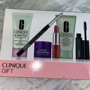 Clinique GWP: Eye Cream, Mascara, Eye Liner, Lipstick, 7 Day Scrub, Cleanser